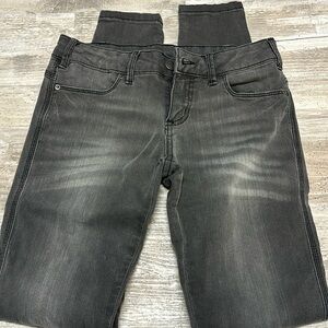 Free People grey low rise skinny jeans